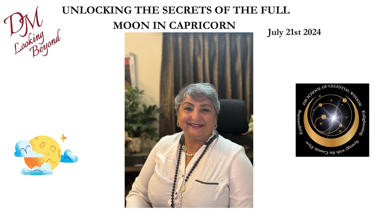 Unlocking The Secrets Of The Capricorn Full Moon July 21st, 2024 - YouTube