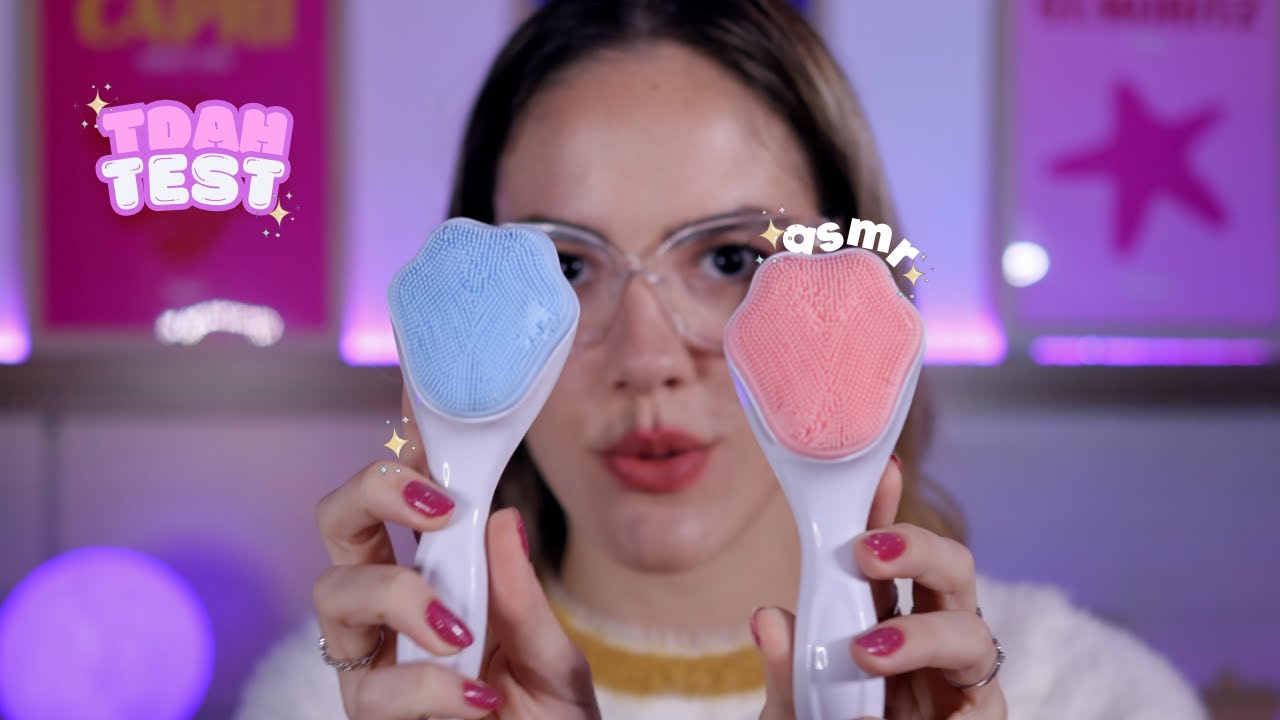 ASMR | Teste de foco e atenção para TDAH | siga minhas instruções, visual triggers e voz suave