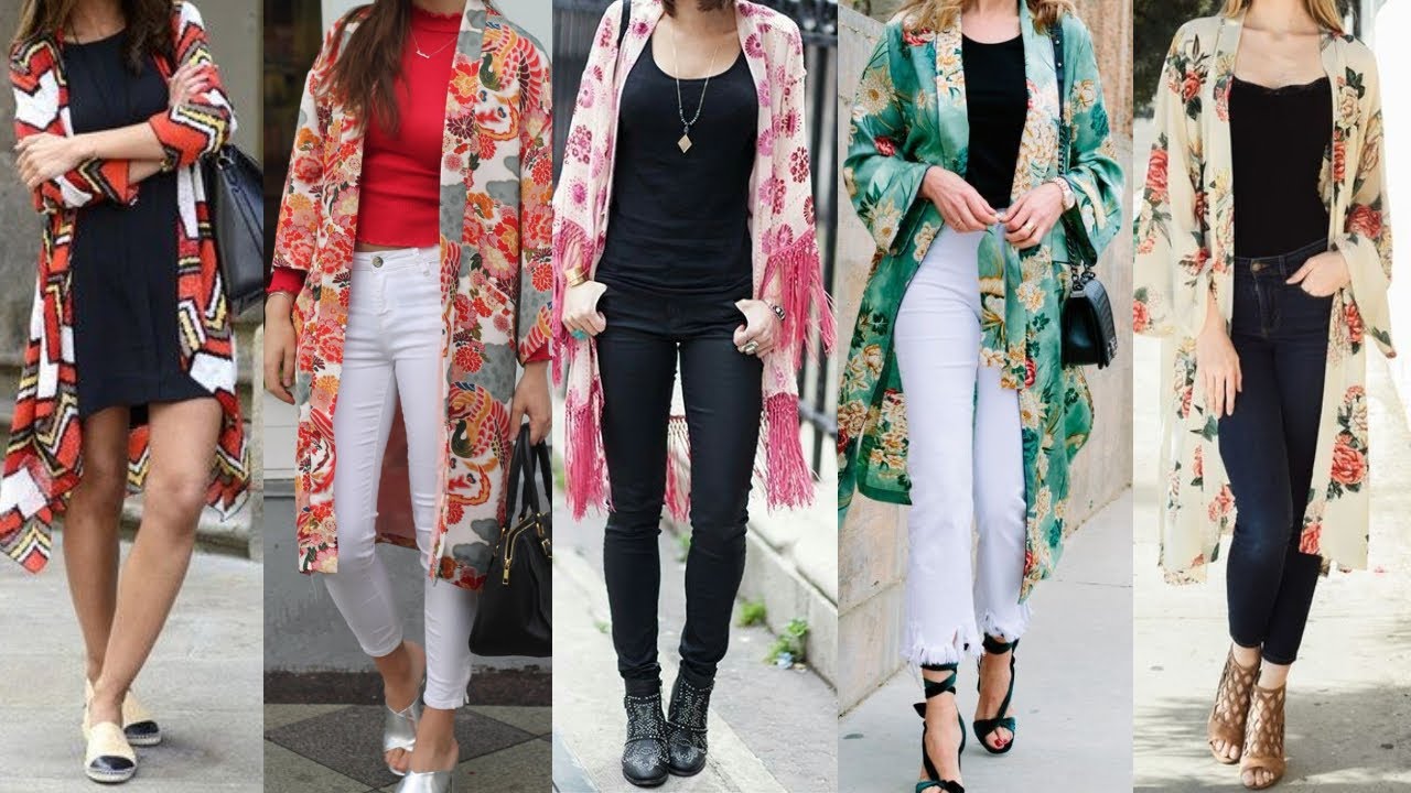 TENDENCIA MUJER 2023 LOS KIMONOS COMO COMBINAROS Y LUCIRLOS ELEGANCIA y ESTILO -