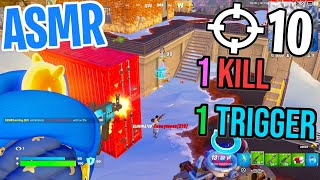 ASMR Gaming 😴 Fortnite 1 Kill = 1 Trigger Relaxing Mouth Sounds 🎮🎧 Controller Sounds + Whispering 💤