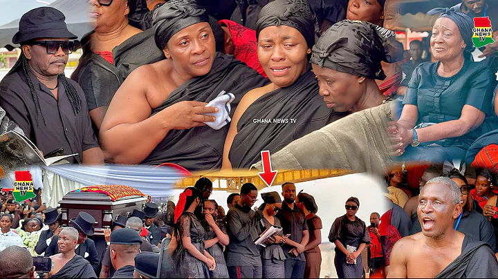 Odo Broni&Akosua Serwaa’s kids steal de show wif their sad Tribute. Nana Acheampong @Lumba Funeral