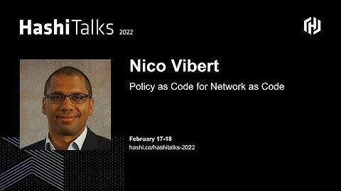 Policy as Code for Network as Code