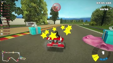 SuperTuxKart - X-Kart 1, 20 laps, reverse