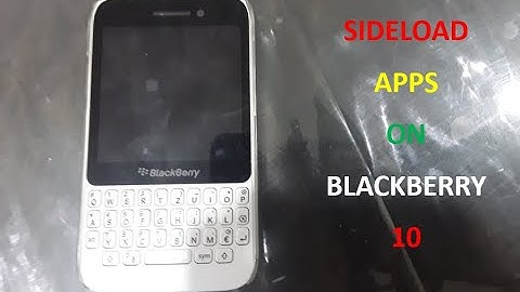 Sideloading apps on your BlackBerry 10 Device | Harjas How To