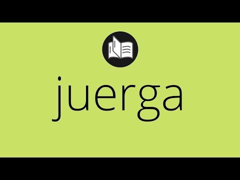 Video: ¿Qué significa juerga?