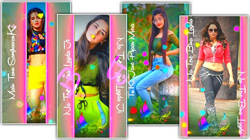 How to create lyrics WhatsApp editing video | whatsApp status video | kinemaster editing by Mukesh