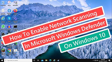 How To Enable Network Scanning In Microsoft Windows Defender on Windows 10