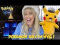 SEARCHING FOR CAPTAIN PIKACHU! Pokémon Day at the Empire State Building New York!