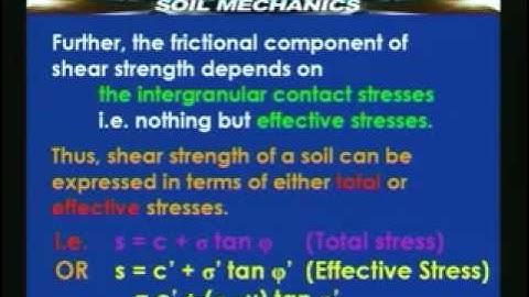 Lecture - 47 Soil Mechanics