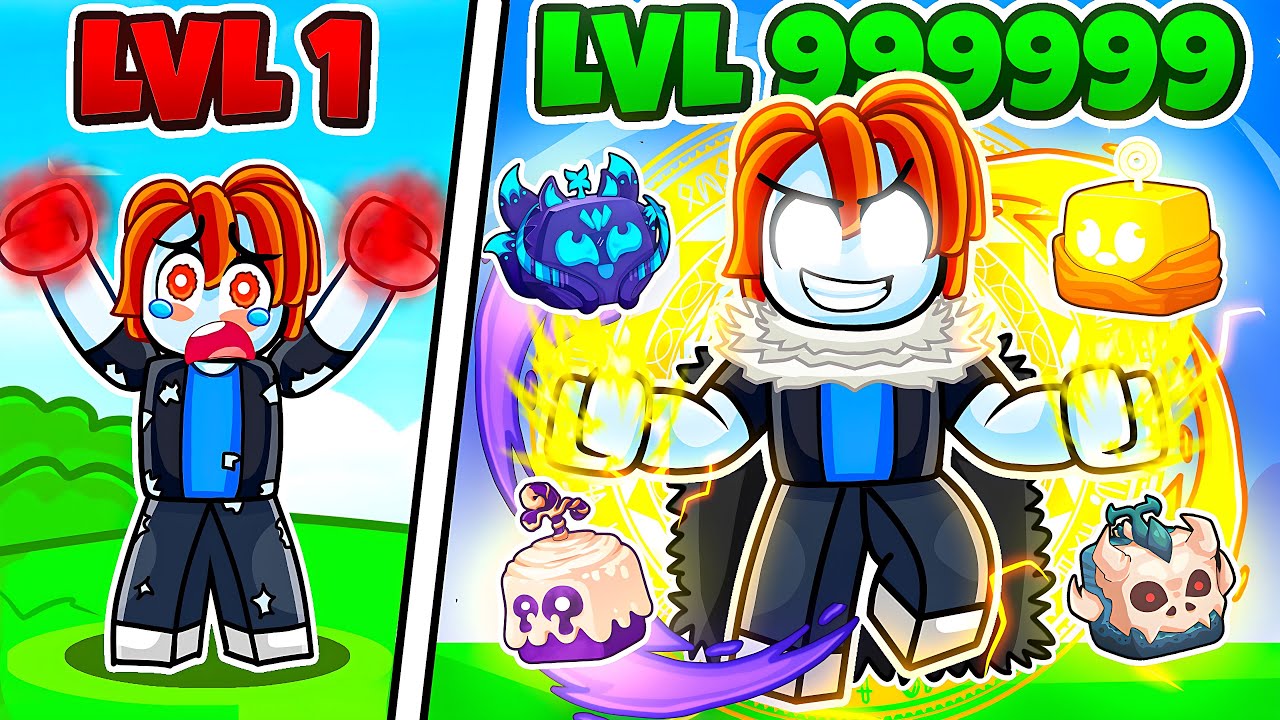 I USED HACKS IN BLOX FRUITS TO GET TO MAX LEVEL | ROBLOX