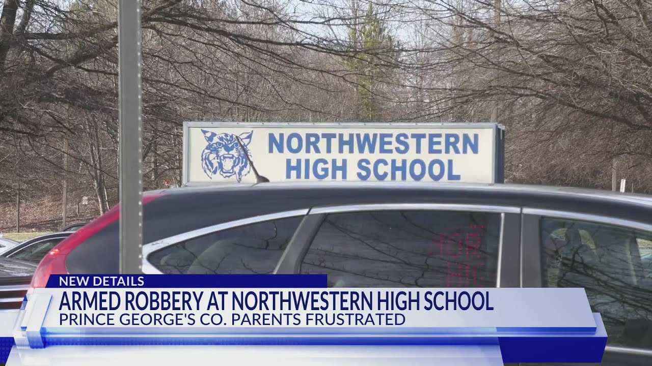 Northwestern High School locked down after armed robbery on football ...