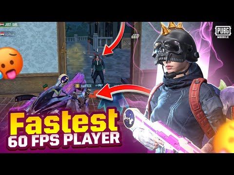 FASTEST 60 FPS PLAYER 🤯 IN PUBG MOBILE HISTORY - YouTube