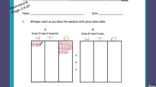Grade 2 Module 3 Lesson 17 HW