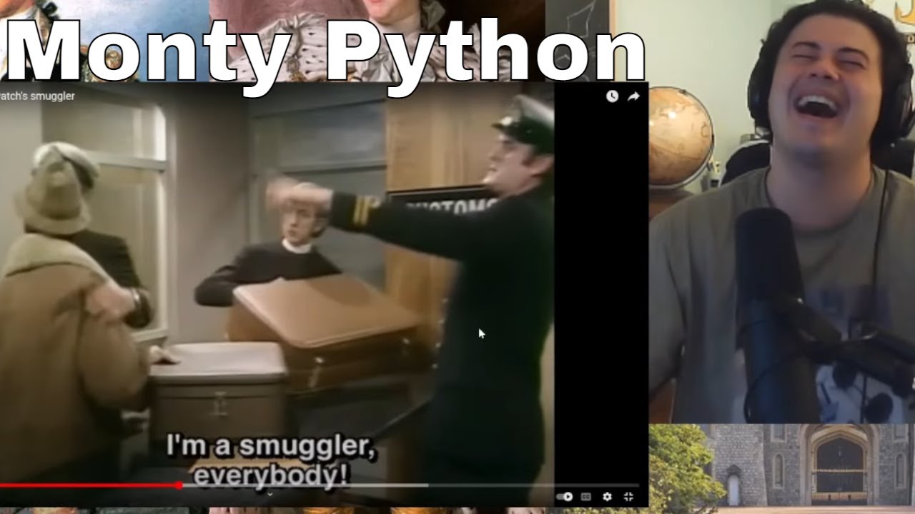 American Reacts Monty Python - The watch's smuggler