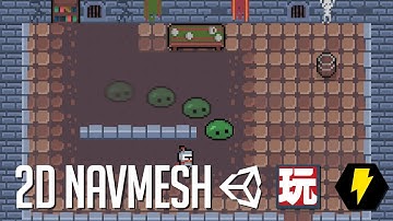2D Navmesh using Unity & C# / Playmaker / Bolt