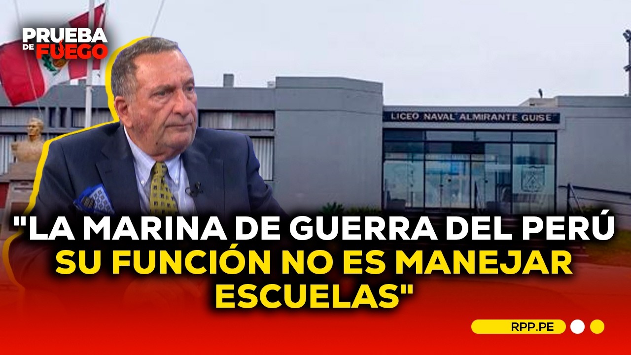 Jacques Rodrich respalda reorganización del Liceo Naval tras denuncia de presunta agresión sexual