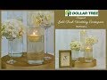 DIY Tall Gold Rush Elegant Wedding Centerpiece | Dollar Tree Projects | DIY Tutorial