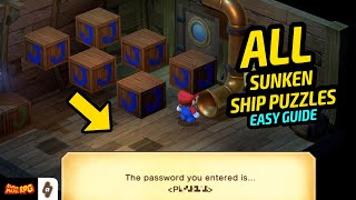 ゼルダの伝説12 ￼スーパーマリオRPG ARMS￼ EASY GUIDE: ALL Sunken Ship Puzzles and Cellar Password in Super