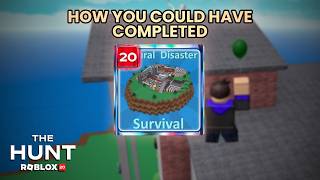 How You Could Have Completed the Natural Disaster Survival Quest