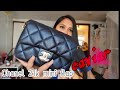 Chanel 21k my perfect mini flap in caviar| mod shots| unboxing