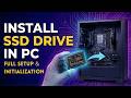 How to Install SSD in PC | Full Setup &amp; Initialization in Windows 11/10