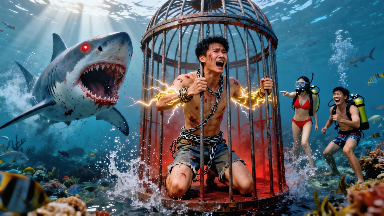 Trapped in Sea to Feed Sharks by Wife!Reborn Fish With Level-Up System,Returns for Revenge!