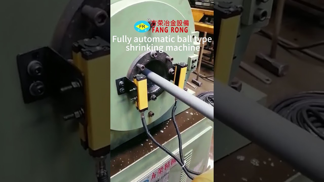 Fully automatic ball type shrinking machine