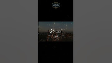 سورة الحج الآية 77 يأمر تعالى، عباده المؤمنين بالصلاة، وخص منها الركوع والسجود،لفضلهما #كنوز_المعرفة