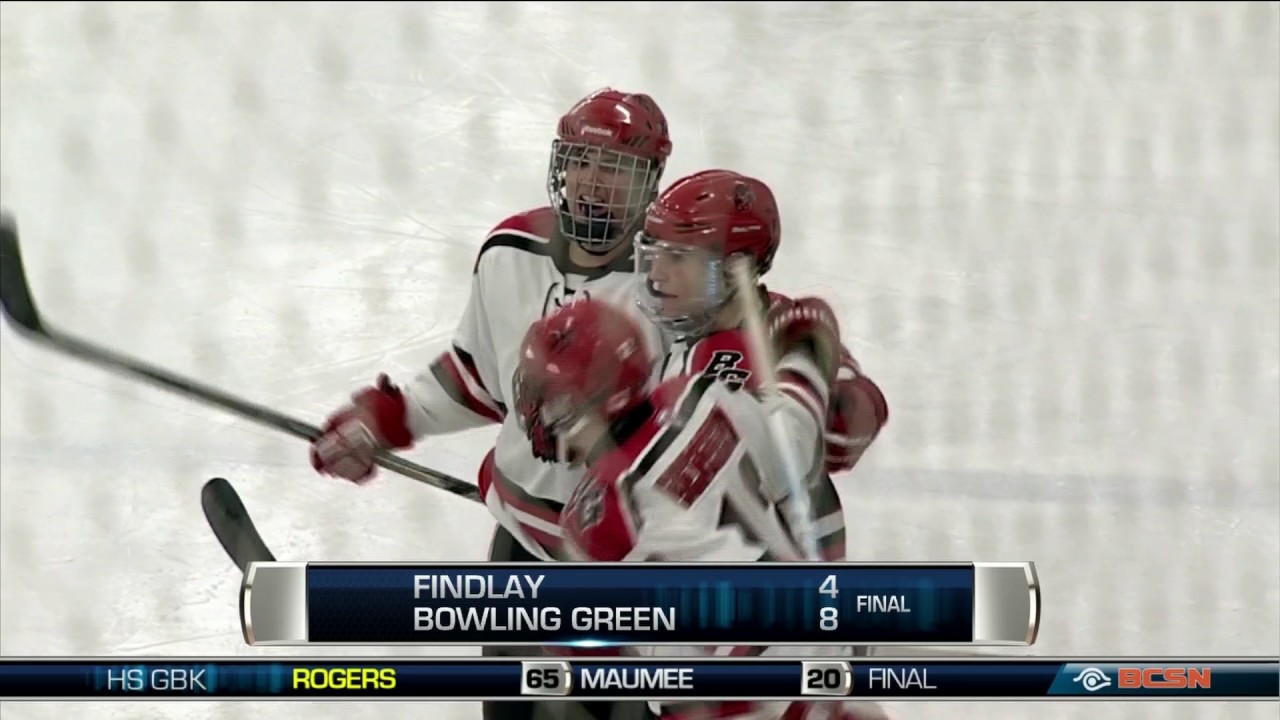 Findlay vs Bowling Green Hockey District Semifinals YouTube