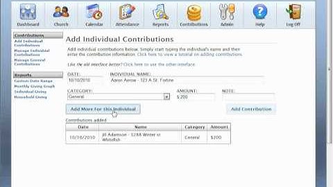 Contibutions Tutorial