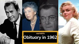 Obituary in 1962: Famous Faces We Lost in 1962