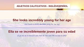 Adjetivos Calificativos en Inglés y Español