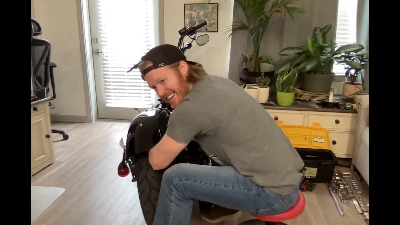 Harley Sportster 48 Rear Fender Removal