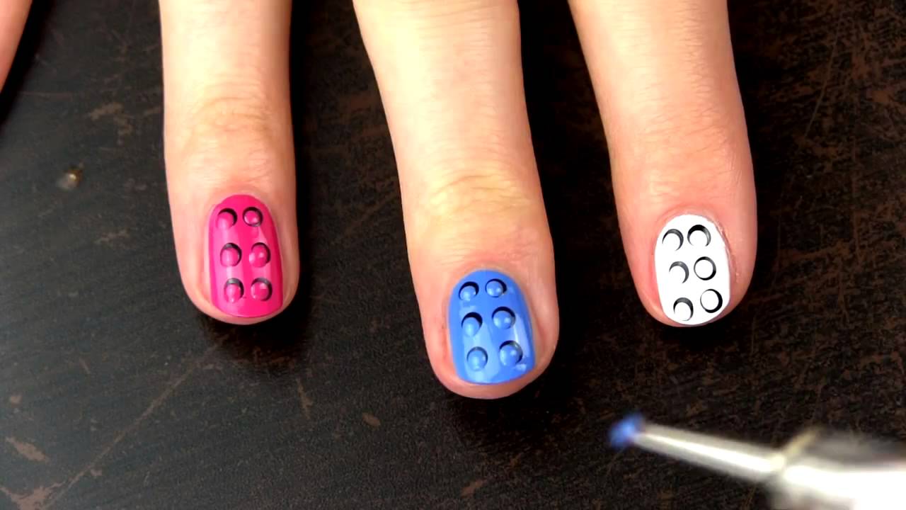 56 Best Lego Nail Art Images In 2016 Lego Nails Nail Art Finger