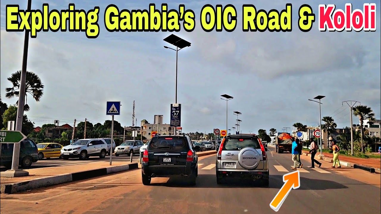 Latest OIC Road Morning Drive: Kololi Palma Rima to Senegambia | Zebra Crossings & Morning Views