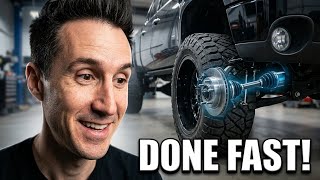 Duramax CV Axle Swap Done In 10 Minutes