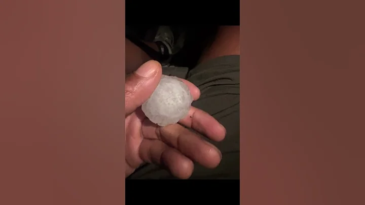 Golf ball size hail #subscribe #hailstorm #thunderstorm