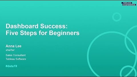 Dashboard Success:  Five Steps for Beginners