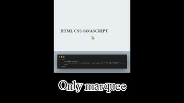 Only Marquee Make Transition HTML CSS  #javascript #css #html #website #coding   #chroeng_ping