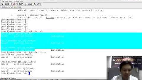 เรียนรู้วิธีการใช้ Iptable ใน Linux โดย Mr.Jodoi
