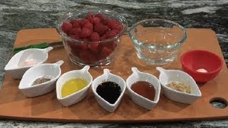 How to Make Healthy Balsamic Raspberry Vinaigrette Dressing : Unique Recipes