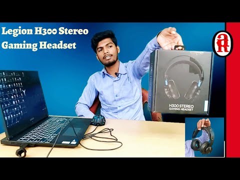 Lenovo Legion H300 Stereo Gaming Headset Unboxing in Hindi