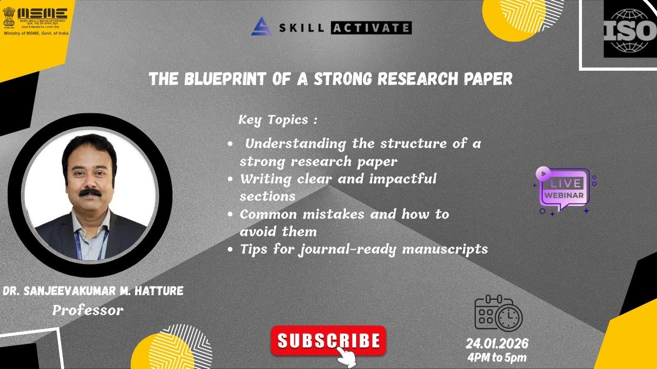 The Blueprint of a Strong Research Paper