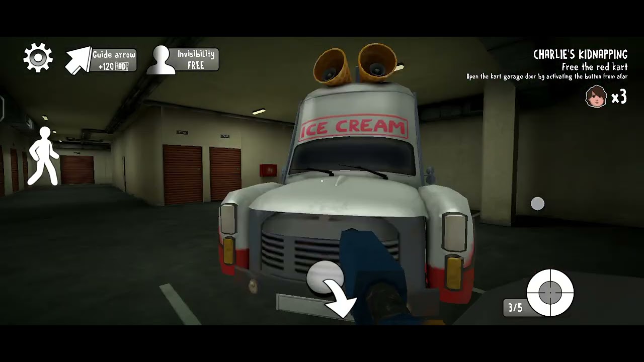 Ice cream uncle kidnaps my friend...!!! Ice scream1 gameplay 