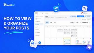 How to Use Calendar & List Views in SocialEZ | SocialEZ