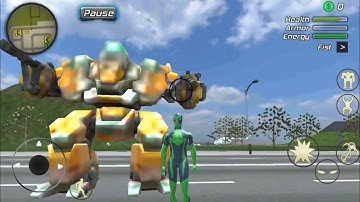 Spider Robot Battle | Rope Frog Ninja Hero #10 - Android GamePlay