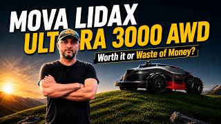 80% Slopes? I Had to See This for Myself! MOVA Lidax Ultra 3000 AWD Robotics Lawn Mower Review?
