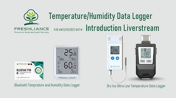 Bluetooth and Dry Ice Temperature/Humidity Data Logger Introduction Livestream