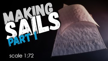 How to make sails. Ship modeling. Part 1.