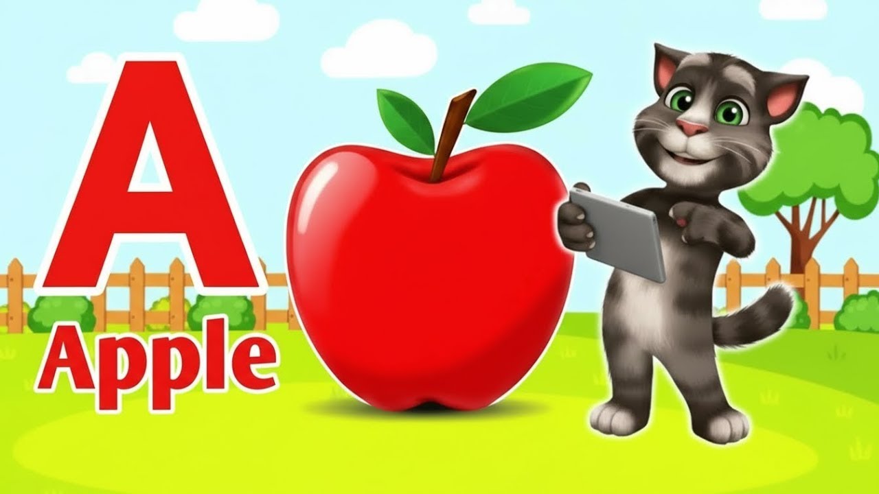 A is for Apple 🍎 | ABC Phonics Song for Babies, Toddlers & Kids A is ...